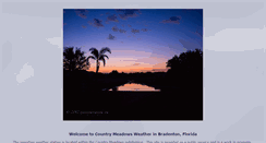 Desktop Screenshot of countrymeadowsweather.com